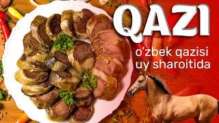 Qazi tayyorlash ipidan-ignasigacha (uy sharoitida) ! #qazi #казы #кулинария #рецепты #кухня