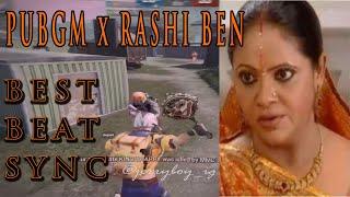 BEST BEAT SYNC ON RASHI BEN SONG || PUBG MOBILE || PAN MONTAGE