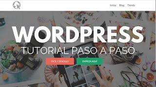 Como Crear una Pagina de WordPress- 2019 - Para Principiantes