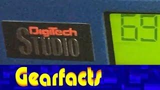 Digitech Studio Quad four Rack effects processor demo