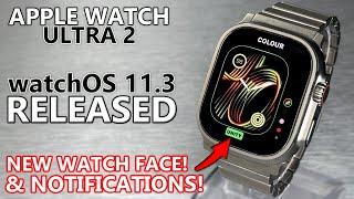 Apple Watch Ultra 2 - watchOS 11.3 Released! New Watch Face and Notifications!