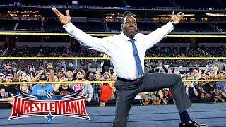 Booker T battles Brandon Carr in Spinaroonie-off: WrestleMania On-Sale Party, November 5, 2015