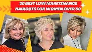 30 Best Low Maintenance Haircuts for Women Over 50