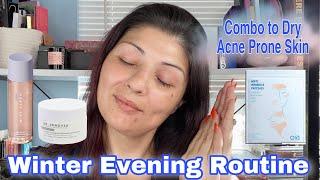 Winter Evening Skincare Routine|Combo-Dry Acne Prone Skin|Self Care| Perkiperkins