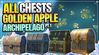 ALL Chest Locations in Golden Apple Archipelago Part 1 -【Genshin Impact】