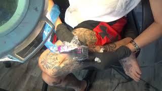 Cover up portrait tattoo part 1