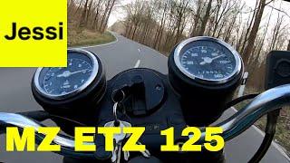 MZ ETZ 150 Deluxe: 0-100 km/h Acceleration with 125 Piston Cylinder and Vape Ignition