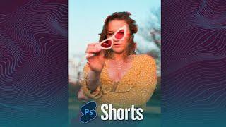  Easy Glitch Effect in Photoshop #shorts #photoshopshorts