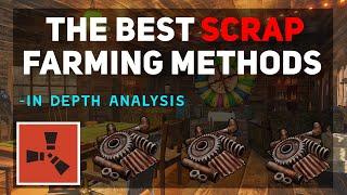 THE BEST SCRAP FARMING METHODS TESTED/COMPARED | Rust