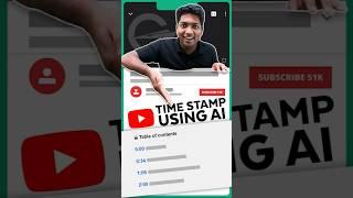 How to Create YouTube Time Stamps in 3 Seconds 