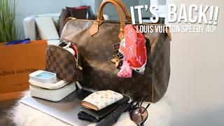 What’s in My Bag? The Speedy 40 is Back! | Louis Vuitton | Tricia Bachoo