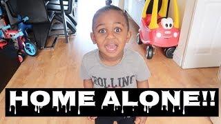 Daddy Leaves Mason Home Alone!! Kids Pretend Play!