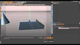 Выравнивание объектов относительно друг друга в Cinema 4D