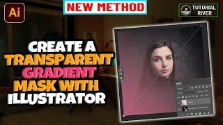 How To Create A Transparent Gradient Mask with Illustrator 2024