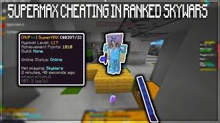 5uperMAX Cheating In Ranked Skywars (Diamond Divison Player)