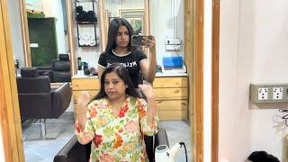 Kashish  ने  डरते डरते  ये भी करवा लिया | Hair Makeover
