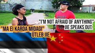 “I’m not afraid of anything.” Jie speaks out / “Ma ei karda midagi” ütleb Jie