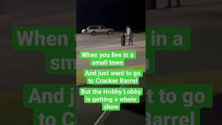 Hobby Lobby Karaoke #hobbylobby #karaoke #smalltownlife #crackerbarrel #why #blessed #funny