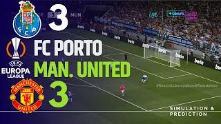 FC Porto 3-3 Manchester United | Europa League 24/25 | Highlights Simulation/Recreation eFootball