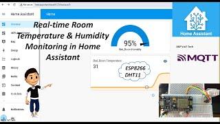 Home Automation Made Easy : ESP8266 DHT11 Sensor Integration with Home Assistant 2024