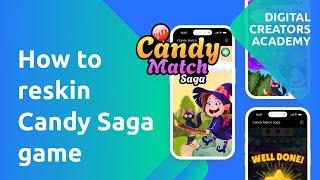 How to reskin your Candy Saga game app at Andromo