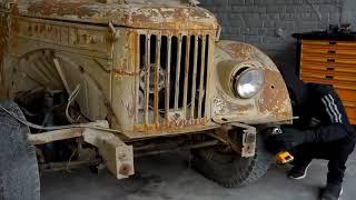 Old Soviet Jeep Gaz 69 Restoration  Rescuing and Engine ReBuild # 1 ++ 13