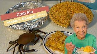 MeMe's Recipes | Crab Pie