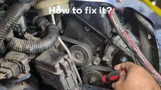 How to Fix Belt Squeaks in Honda 3.5 V6 | DIY | JJ Central