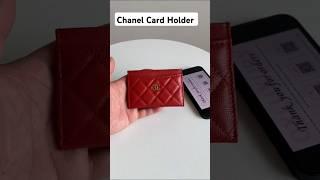 Chanel Card Holder #chanel #wallet #cardholder #chanelbag #bag #luxury #luxurybag