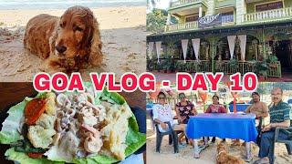 DAY AT UTORDA BEACH | LUNCH AT FISHKA, BETALBATIM | DAD'S FUNNY MOMENT | FEB GOA VLOG - EPISODE 7