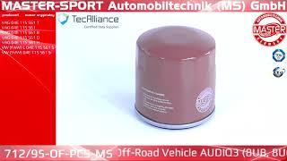 712/95-OF-PCS-MS | OIL FILTER | Master-Sport-Automobiltechnik (MS) GmbH