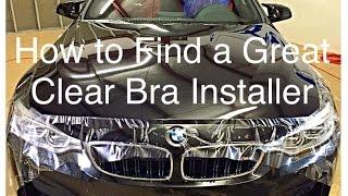 How to Find a Great Paint Protection Film (clear bra) Installer