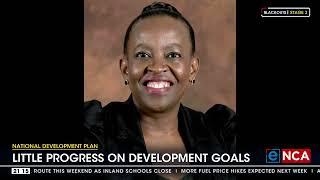 National Development Plan | Little progress on development goals