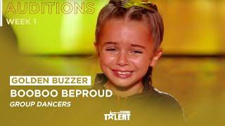 GOLDEN BUZZER ! BOOBOO BE PROUD  Can't Hold Back Their Tears on France got talent !