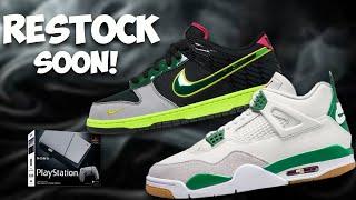 Jordan 4 SB Pine Green RESTOCK Oregon PE Dunks & PS5s 30th Anniversary Restocks!