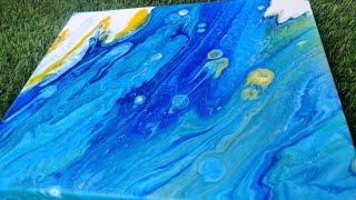 Pour Painting | Fluid Art | Step by step |Learn with Artist Shaily Verma