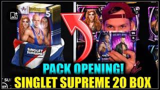 *SINGLET SUPREME DELUXE 20 BOX* WWE2K24 MyFACTION HUGE PACK OPENING