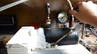 Steam Engine Running on New Boiler - Modification to Steam Engine - Piston Rings, Better Valve