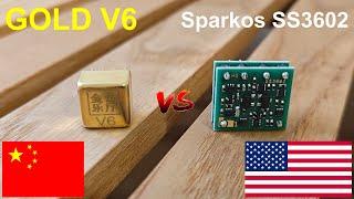 Сравнение аудиофильских ОУ: Sparkos SS3602 vs Gold V6! [DacMaster]