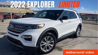 2022 Ford Explorer Limited walkaround video