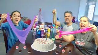 FIZ SLIME COM A VOVÓ E O VOVÔ!  Rotina da Noite da Minha Festa de 12 Anos sem Sair de Casa