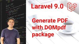 Laravel 9 Generate PDF with DOMpdf package  [PLABSTUDIO]