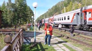 18/09 Luksusowym pociągiem transsyberyjskim nad Bajkał. Inny obraz Rosji