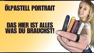 Deine ersten Schritte zum Malen von Portraits mit Ölpastellen - Anfänger Tutorial - KA 15/24