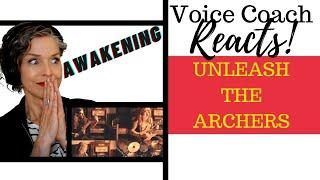 UNLEASH THE ARCHERS - Awakening | FIRST LISTEN | Vocal Coach Reacts & Deconstructs