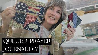 Make a Scrap Fabric Quilt Block Prayer Journal in No Time!