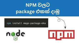 How to publish a package to NPM | Sinhala