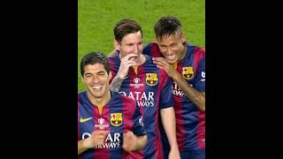 Messi + Neymar + Suarez ️