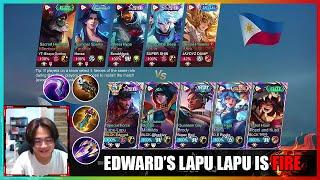 EDWARD LAPU LAPU GAMEPLAY IS SMOOTH! | MLBB