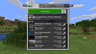 Minecraft for Windows Bedrock Edition - Chroma Hills 128X texture pack, no mods, getting achievments